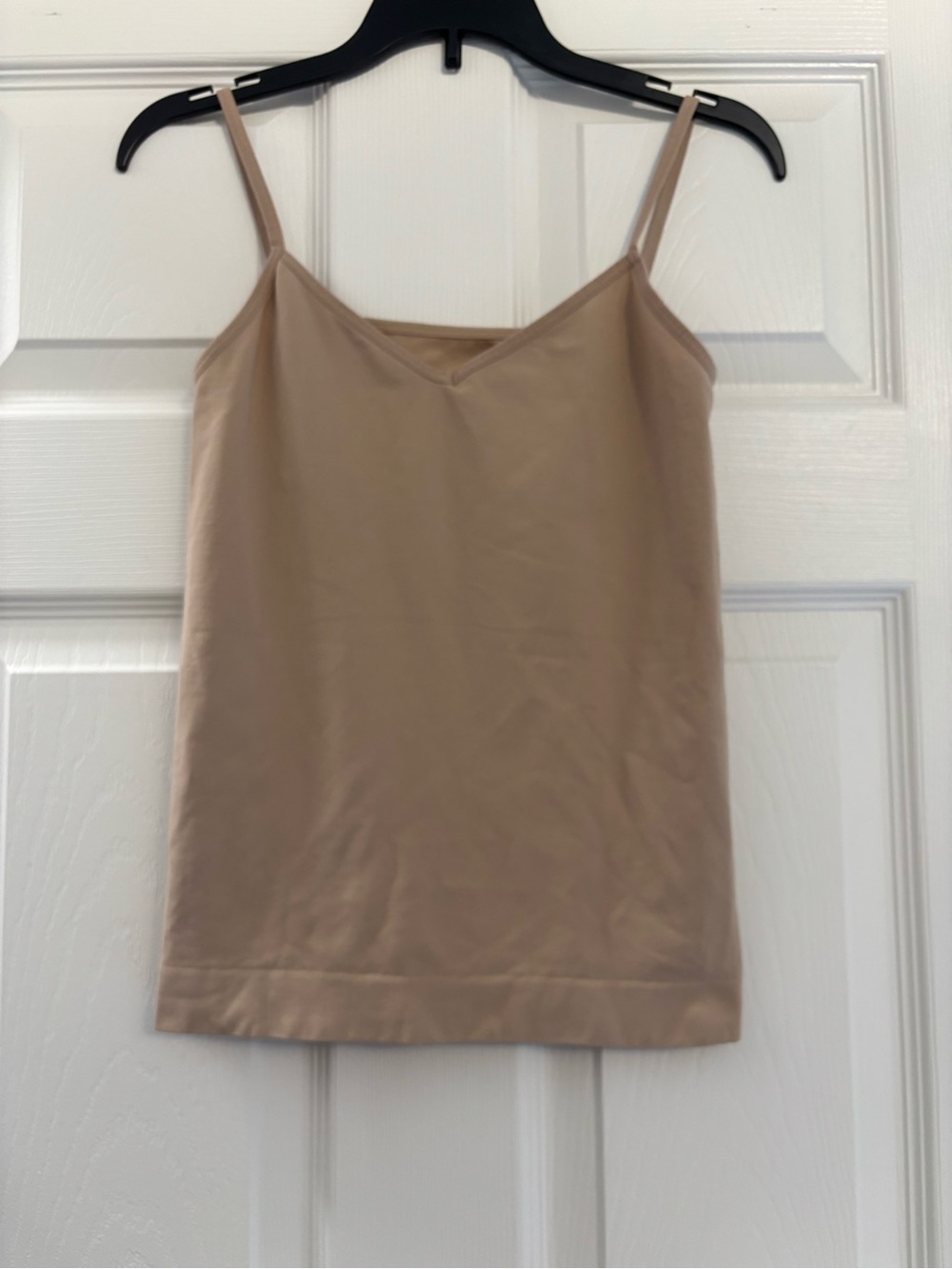 Halogen Beige V-Neck Spaghetti Strap Camisole